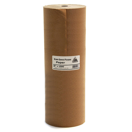 Trimaco 36" x 1000' Brown General Purpose Masking Paper GPL36
